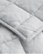 European Linen Toddler Quilt - Mist