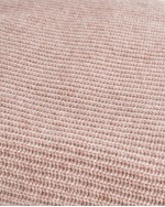 Ribbed Knit Cashmere Throw - Oatmeal