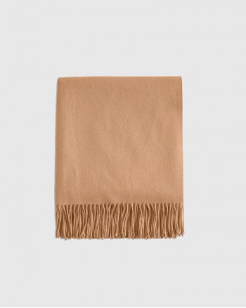 Mongolian Cashmere Throw - Camel