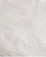 Cable Knit Cashmere Throw - Ivory