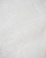 Plush Recycled Faux Fur Throw - Ivory