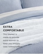 Fluffy Artificial Fur Blanket Fluffy Blanket Fuzzy Cozy Soft And Thick Sherpa Cozy Warm Decorative Gift Throw Blankets For Couch Sofa Bed 640  Sofa Blanket Bedroom Blankets - White